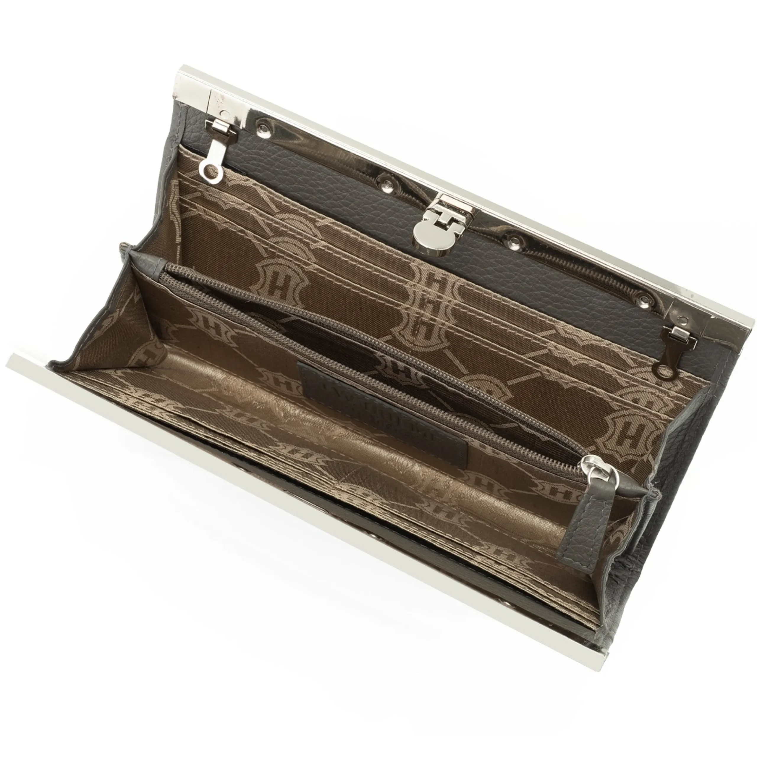 dylan_leather_frame_wallet_clutch_3.webp Shop J. W. Hulme Co Dylan Leather Frame Wallet Clutch