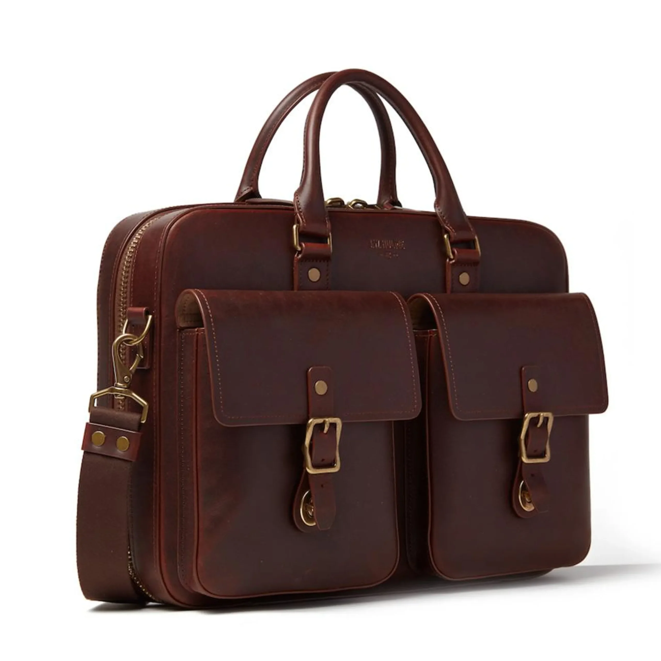 editor_briefcase_with_trolley_sleeve_v_3.webp Discount J. W. Hulme Co Editor Briefcase With Trolley Sleeve V1 American Heritage Leather