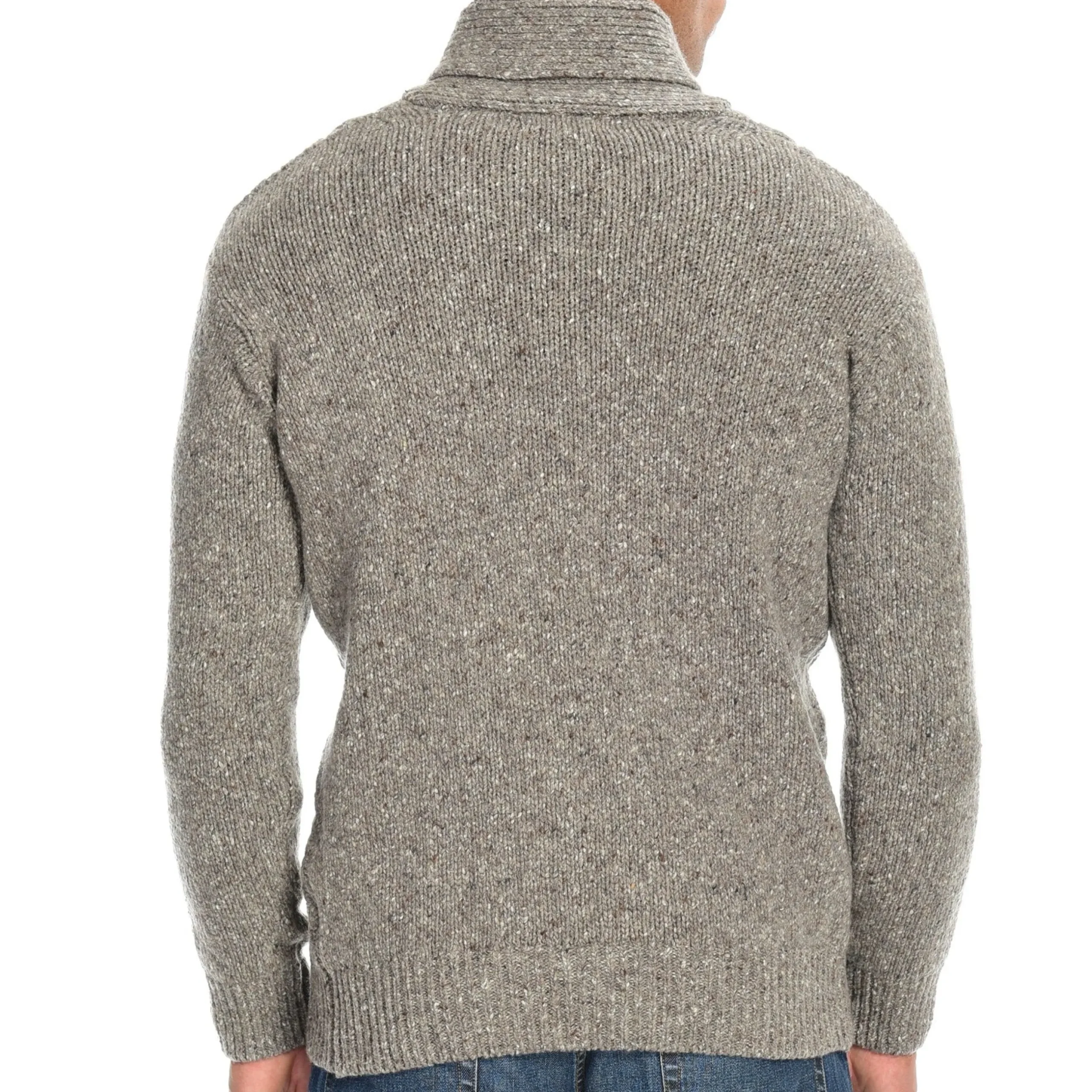 Fashion J. W. Hulme Co Irelandseye Knitted Clonard Shawl Collar Cable Pullover