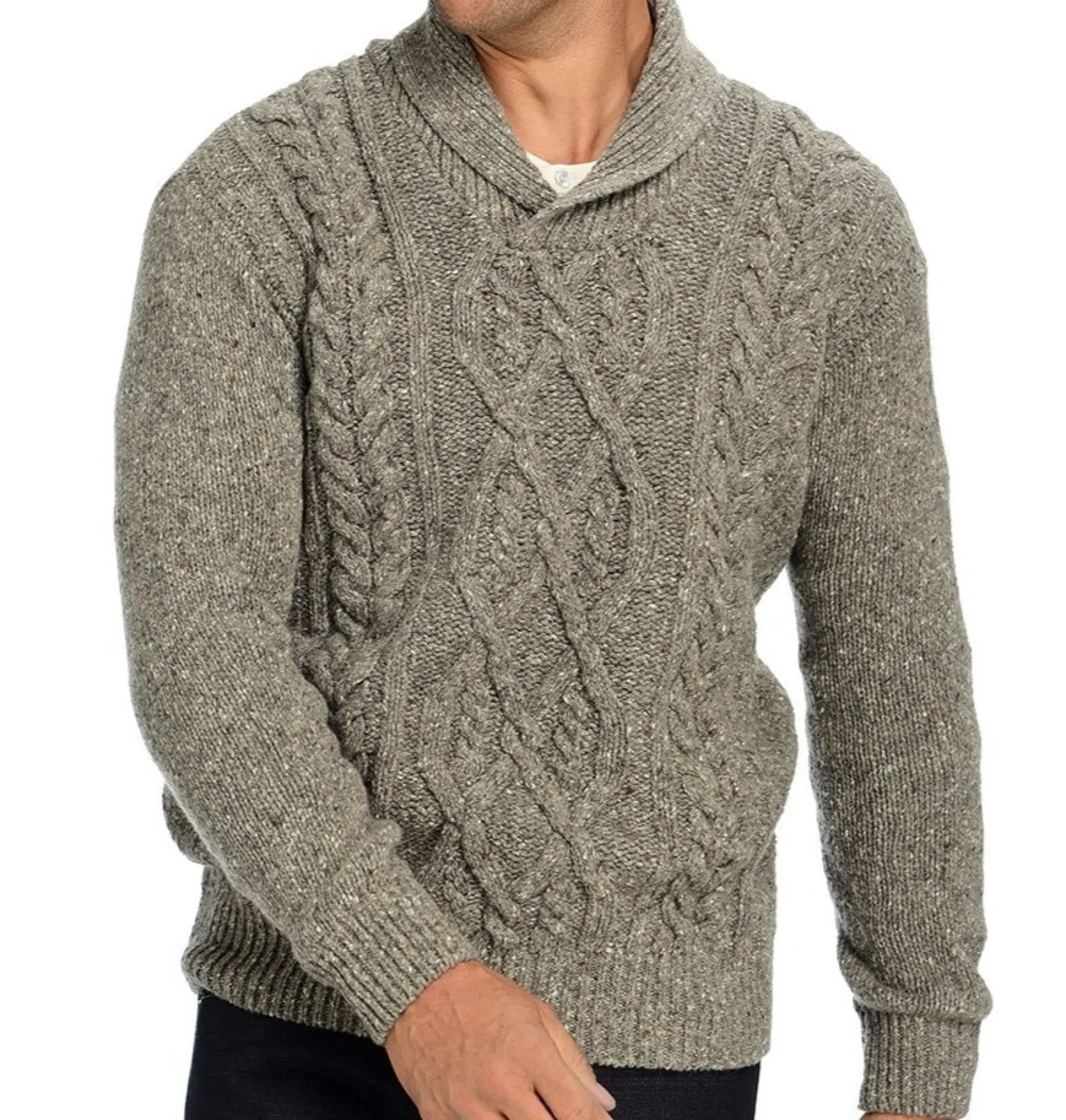 irelandseye_knitted_clonard_shawl_collar_cable_pullover_2.webp Cheap J. W. Hulme Co Irelandseye Knitted Clonard Shawl Collar Cable Pullover