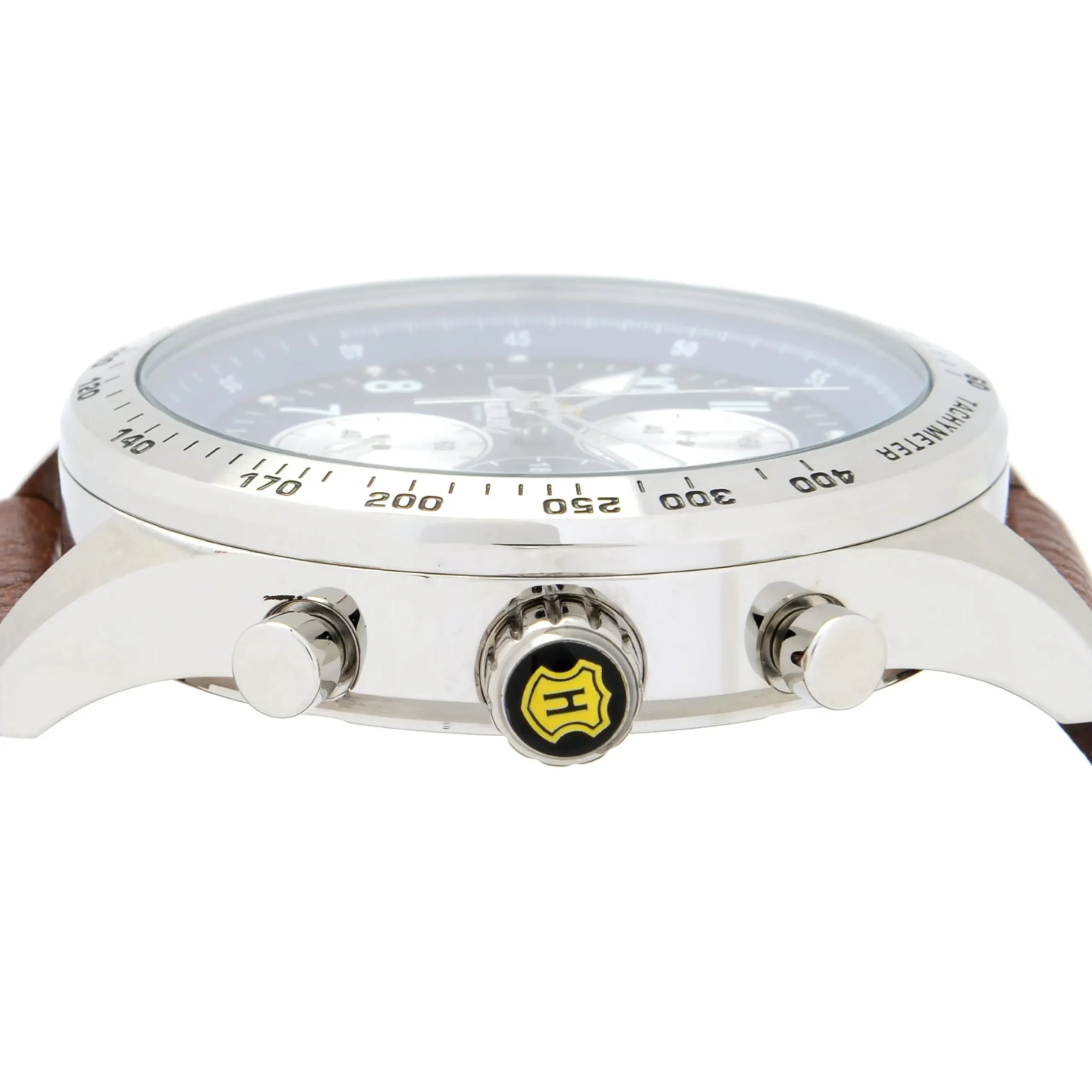 mm_quartz_chronograph_leather_strap_watch_mens_3.webp New J. W. Hulme Co 45Mm Quartz Chronograph Leather Strap Watch Men's