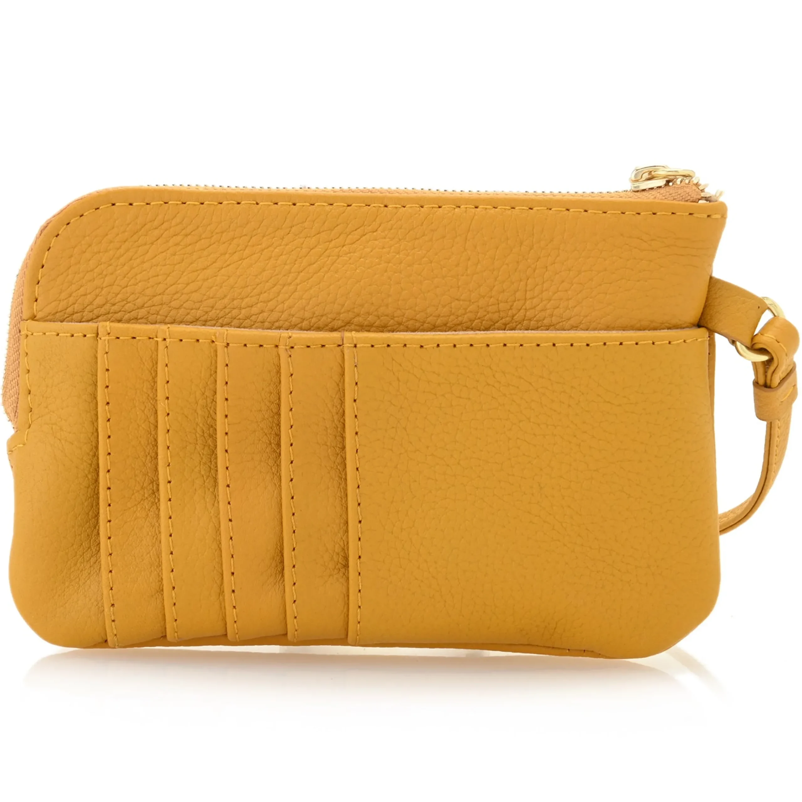 pearl_zip_wristlet_pouch_pebble_leather_2.webp Shop J. W. Hulme Co Pearl Zip Wristlet Pouch Pebble Leather