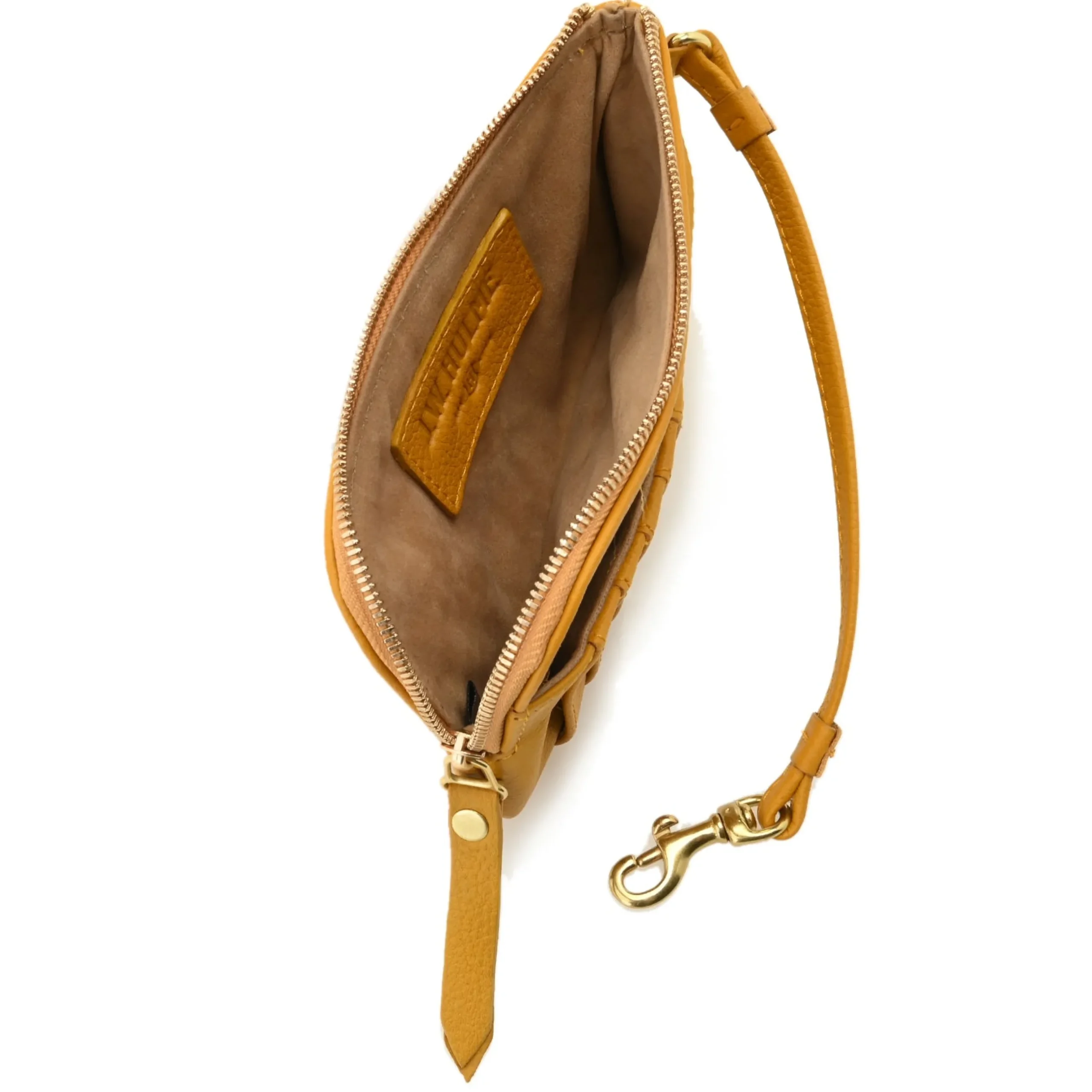 pearl_zip_wristlet_pouch_pebble_leather_6.webp Shop J. W. Hulme Co Pearl Zip Wristlet Pouch Pebble Leather